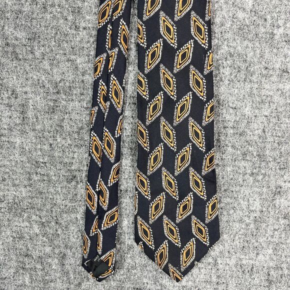 Silk Tie Mens 56" Ted‎ Lapidus Vintage Italy Designer Formal Business Career - Picture 1 of 9